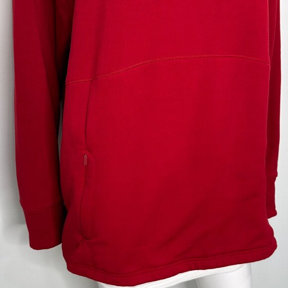 Athleta Altitude Polartec Funnel Neck Sweatshirt in Candy Red Women's Size 2X - Picture 8 of 16